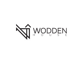 Projekt graficzny logo dla firmy online WOODEN HOUSE 2